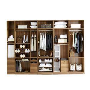 Professional Manufacturer Wooden Wardrobe Closet Customization Walk-in Closet Wardrobe for Projects