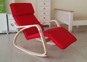Bentwood Rocking Reclining Chair with Cushion