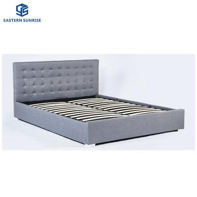 Modern Simple Fabric Leather Bed for Hotel Bedroom