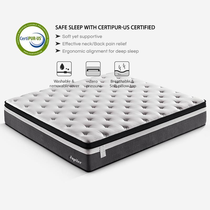 Hotel Queen Orthopedic Memory Foam Home Furniture Spring Mattress