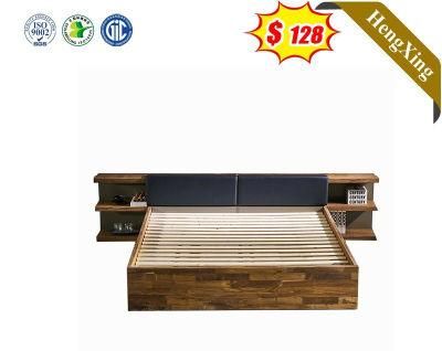 Modern Wooden Home Bedroom Furniture Set Double Bed Frame