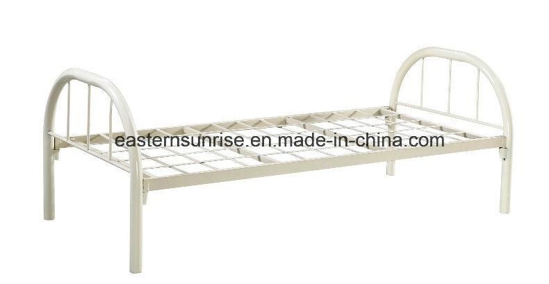 Worker Used Design Modern Steel Metal Iron Single Bed