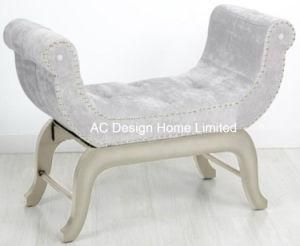 Morden Fabric/Wooden U Shape Bench