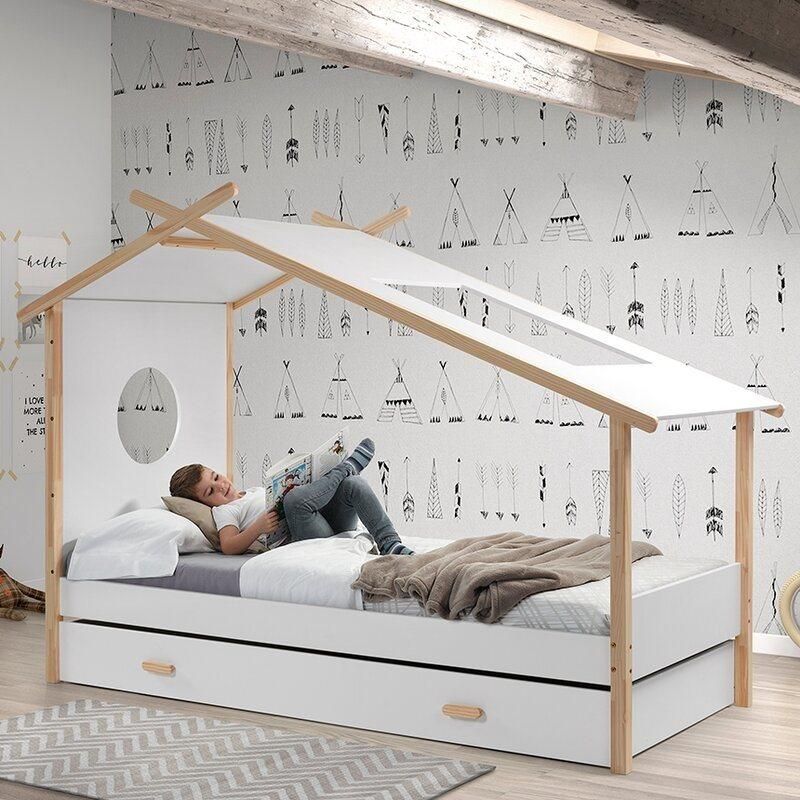 No. 13186 Single House Bed with Drawers