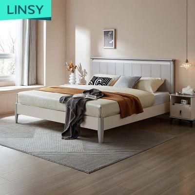 Linsy Modern King Size Wooden Double Bed Ls227A2