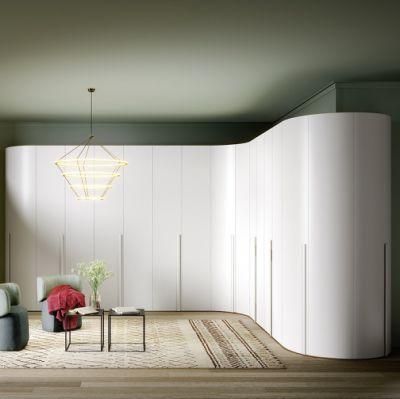 Modern Simple Style Swing Door Furniture Wooden Bedroom Wardrobes