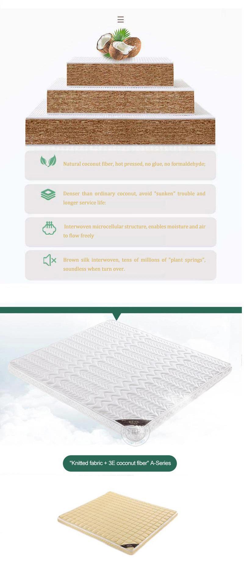 Home Latex Bed Mattress Folding Removable Cover 18cm Queen Bed