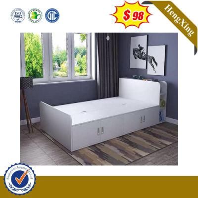 Modern Single Size Wooden Kids Bed Children with Cabinet Bedroom Home Furniture