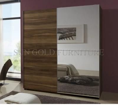 Modern High End Bedroom Wardrobe with Mirror (SZ-SW005)