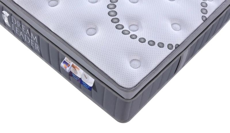 Foam Box 3 Zone Pocket Spring Coil Home Hotel Bedding Memory Foam Mattress