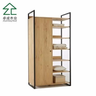 Wooden Metal Wardrobe Almirah Bedroom Furniture