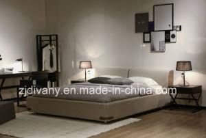 Modern Style Home Furniture Fabric Bed (A-B43)