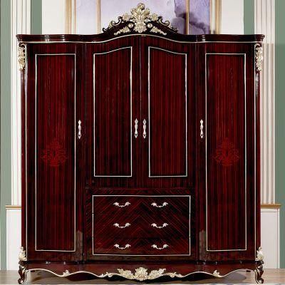 Wholesale Bedroom Furniture Wood Wardrobe in Optional Cabinet Color