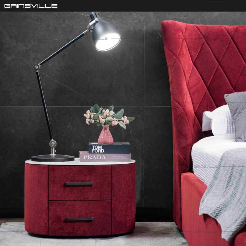 Modern Bedroom Furniture Leather Bedroom Upholstery Bed in New Design