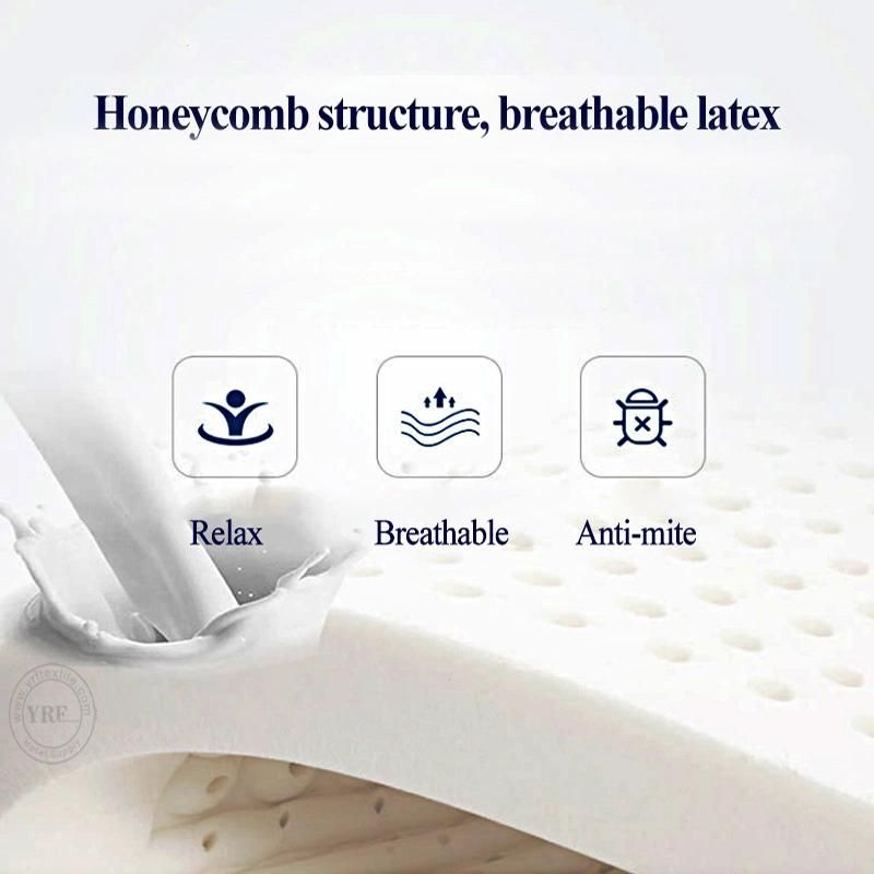 Hotel Spring Mattress Latex Vacuum Silk Fabric for Single Bed