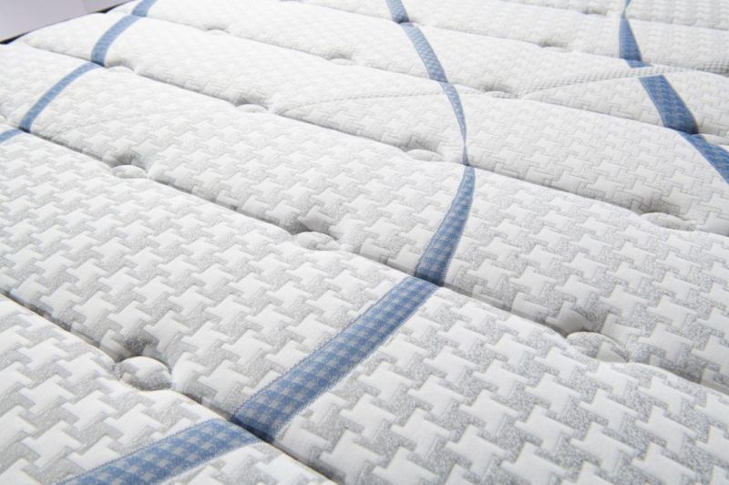 Kaneman Cozy and Comfort Queen Size Foam Encased Compressed Pocket Spring Coil Mattress Roll Packed in Box