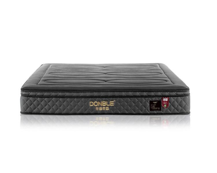 King Size 5 Zone Pocket Coil Spring Mattress with Fireproof Standard Memory Foam for Sale Online Store or Hotel