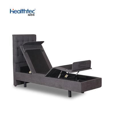 OEM Bedroom Furniture Customizable Adjustable Bed Frame with Bedboard