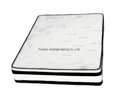 Latex Foam Mattress, Pocket Coil Spring, Hotel/Home/Bedroom/Furniture Mattresses, Roll-up-Box-Packing-Luxury Mattress