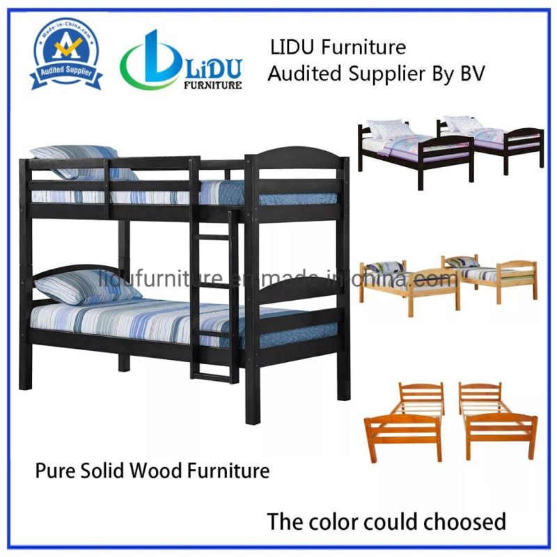 New Product Modern Bedroom Furniture Set Solid Wood Bed for Home Simple Design Wooden Bed Wooden Bed Bunk Bed Children′s Bed Safe Bed Kids Bed