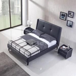 latest Design Leather Bed of Bedroom Furniture