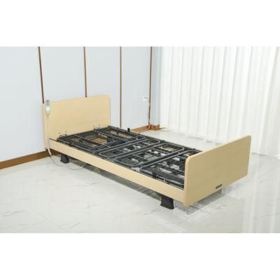Height Adjustable Electric Bed Rise up and Slow Down Tilting Function Motion Home Care Bed