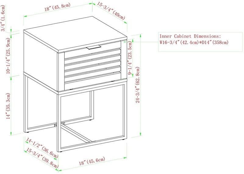 Manufacuture Cheap Wooden Nightstand for Bedroom