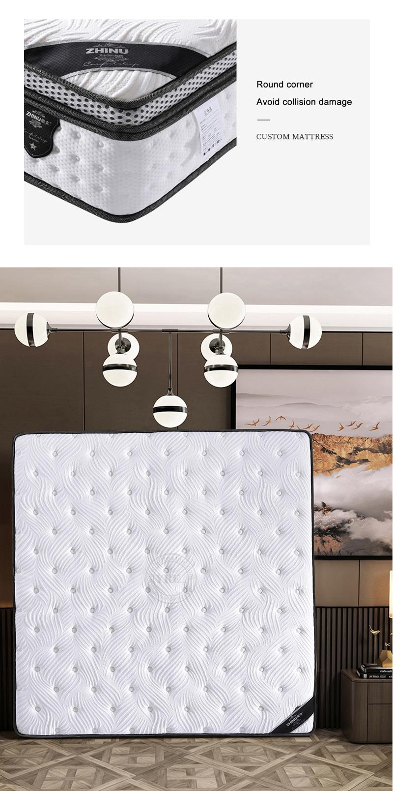 Wholesale Spring Hotel Double Bed Mattress for Bedroom Set