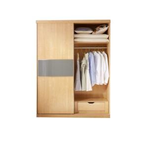 2019 New Wooden MFC Large Storage Modern Design High Gloss Wardrobe Door Sliding Door