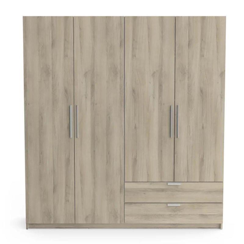 Chinese Style Modern Home Furniture Bedroom Wooden Wardrobe