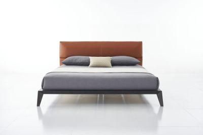 Be2002 Leather Bed, Italian Design Furniture in Home and Hotel