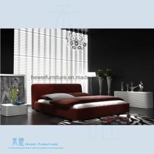 High Quality Soft Fabric Bed of Bedroom Furniture (HW-KF320B)