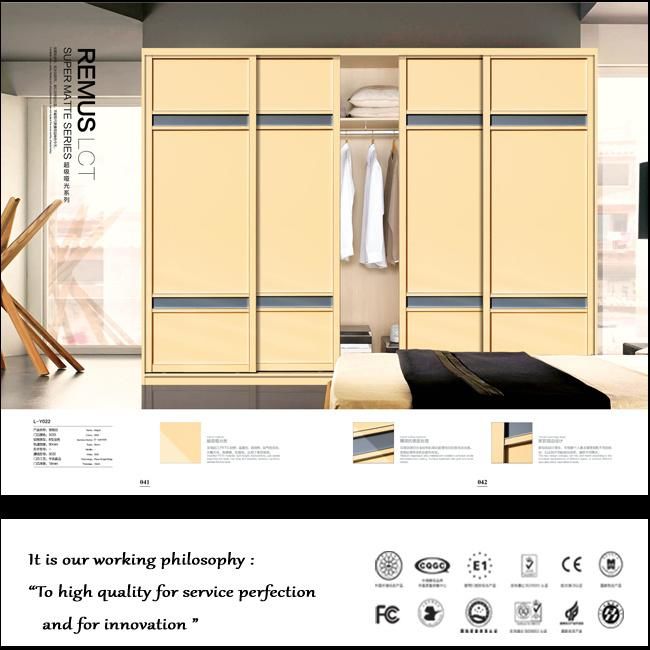 Modern Bedroom Wardrobe with Sliding Door