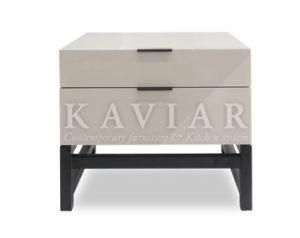 Modern Design Square Lacquer Finishing Night Stand for Bedroom (NU108)