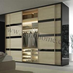 OEM/ODM Wood Grain Aluminum Frame Cabinet for Hotel Furniture
