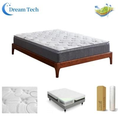 Anti Pilling Thermostatic Premium Luxury Price Foam Pocket Spring Mattress