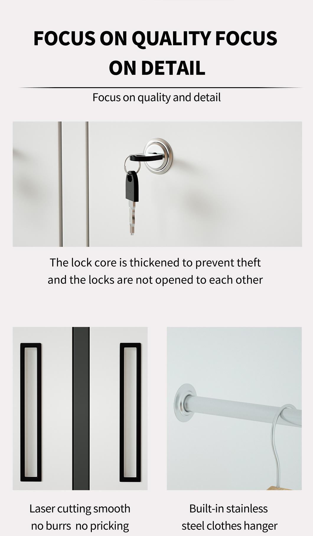 Double Door Steel Storage Cabinet Locker Metal Cloth Shoe Cabinet Storage Waterproof Outdoor Cabinet
