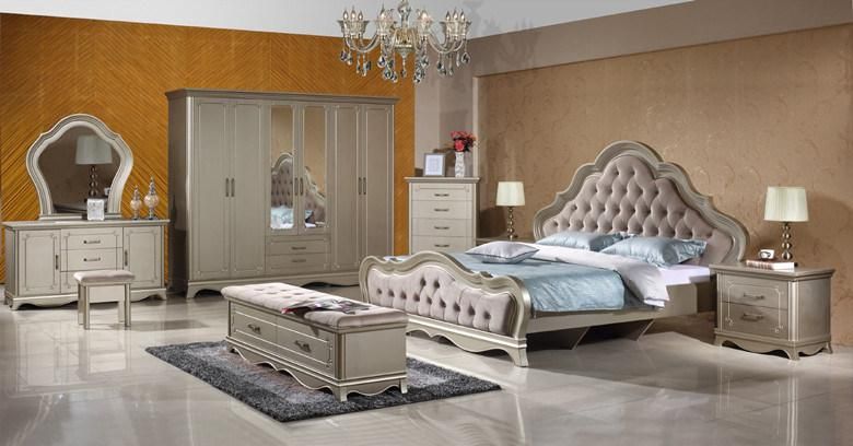 Customized Bedroom Furniture of New-Classical Style for Sale