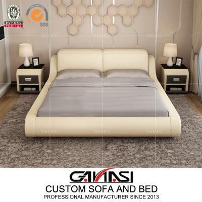 Luxury Rest Room Pure Leather Adjustable Bed Set LB8835
