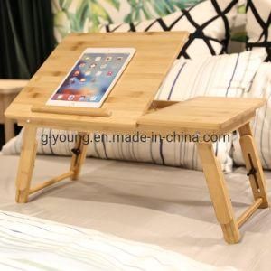Livingroom Bed Breakfast Foldable Bamboo Laptop Table