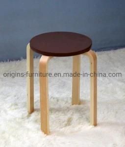 Bentwood Round Stackable Stool