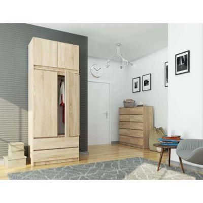 Bedroom Wooden Multi Space Wardrobe for Home Office Apartment