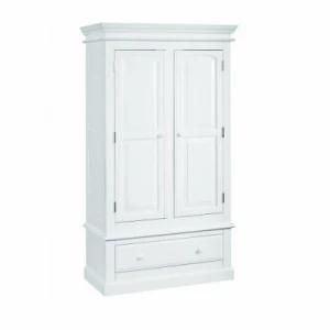 2 Door Wardrobe with Drawer/Birch Wardrobe/Wooden Furniture