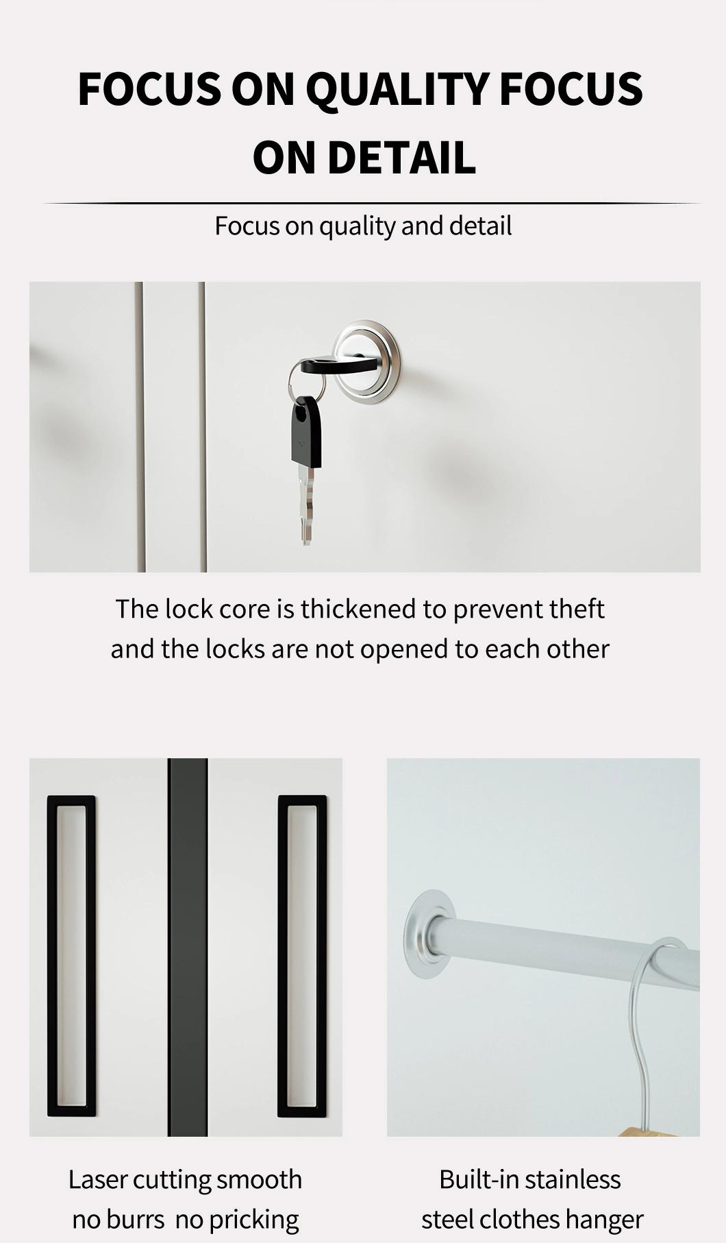 Office File and Wardrobe Cabinet Document Lockers Steel Cupboard for Clothes