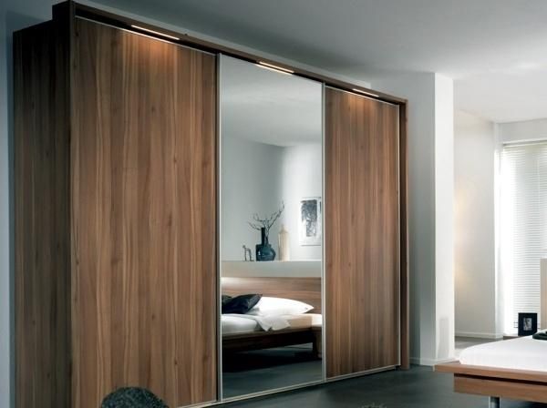 Wooden Bedroom Furniture Melamine Closet Modern Bedroom Wardrobe