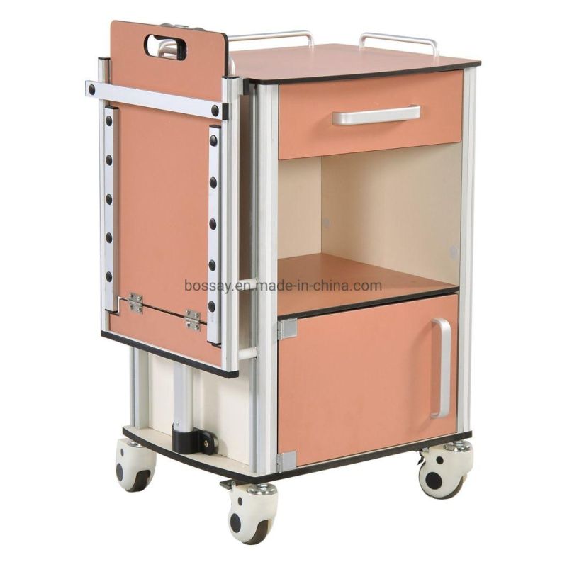 Hospital K Board Medical Bedside Cabinet with Dining-Table