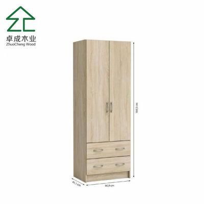 Factory Outlet Modern Design Wooden Furniture Lightweight Wardrobe