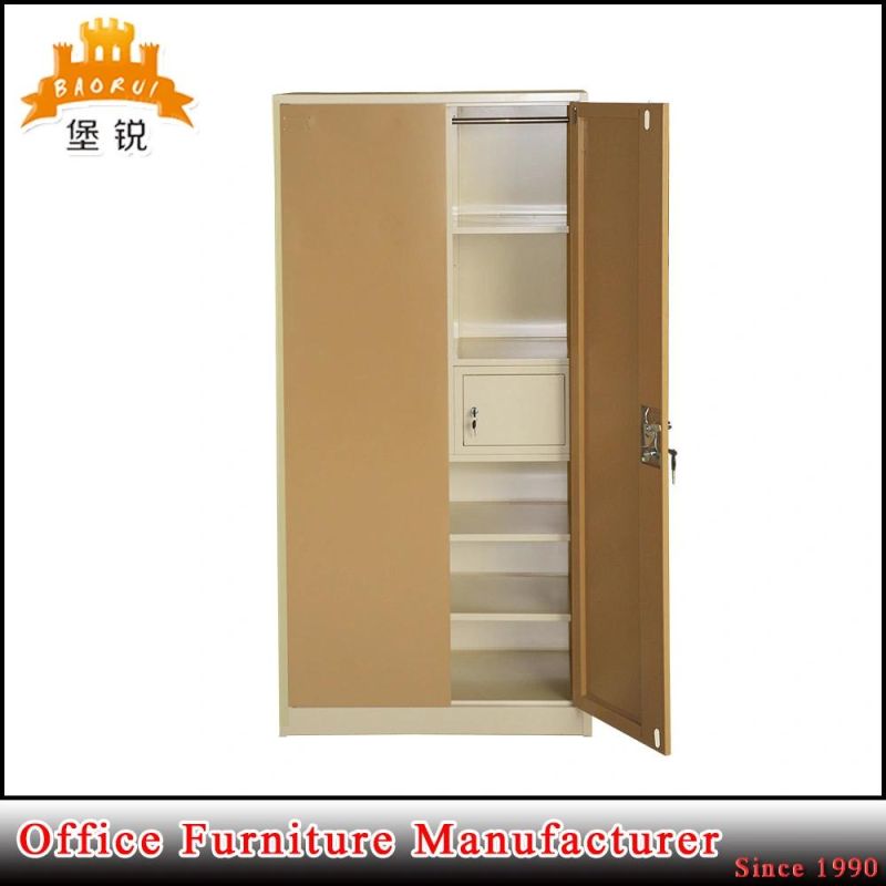 Jas-071 Hot Sale 2 Door Metal Storage Cabinet / Different Colour Steel Almirah