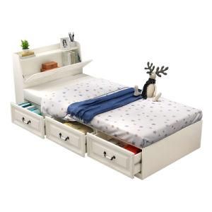 Nordic Single Bed Storage Bed / Tatami with Drawer Wood Material/Children Beds