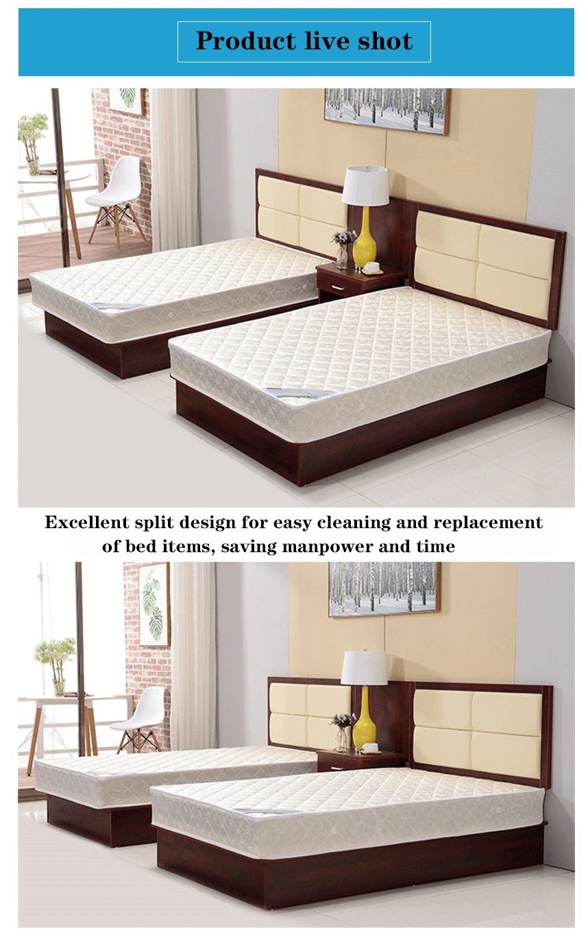 Customization 5 Star Classical Design Luxury Bedroom Furniture Hotel Bed